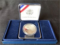 2002 US Olympic Winter Games Silver Proof Coin