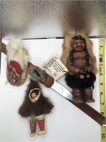 Vintage Nuno-Doll from Alaska. And misc lot