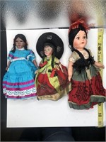 Vintage misc Doll lot (house)