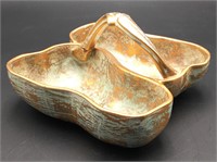 Stangl Pottery Antique Gold Line Basket