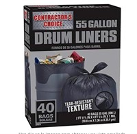 CONTRACTOR'S CHOICE 55GAL DRUM LINERS