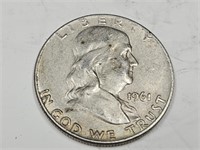 1961 D Silver Half Dollar Coin