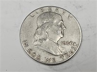1960 D Silver Half Dollar Coin