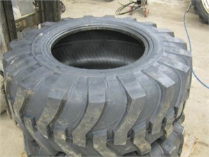 Set of (2) 19.5L24 Backhoe Tires