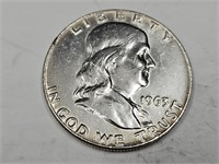 1963 D Silver Half Dollar Coin