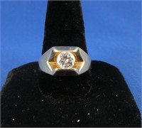 Gentleman's 1ct 14kt Diamond ring