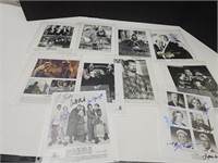 10 Autograph Pics. Travolta, Arnold NO COA
