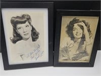 Autographed Framed Pics, Jane Russel, + NO COA