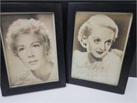 Autographed Framed Pics, Bette Davis, NO COA
