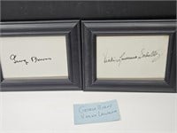Autographed Cards George Burns+ NO COA