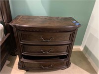 38 X 33 X 18" PAIR OF BEDSIDE TABLES w/ DRAWERS