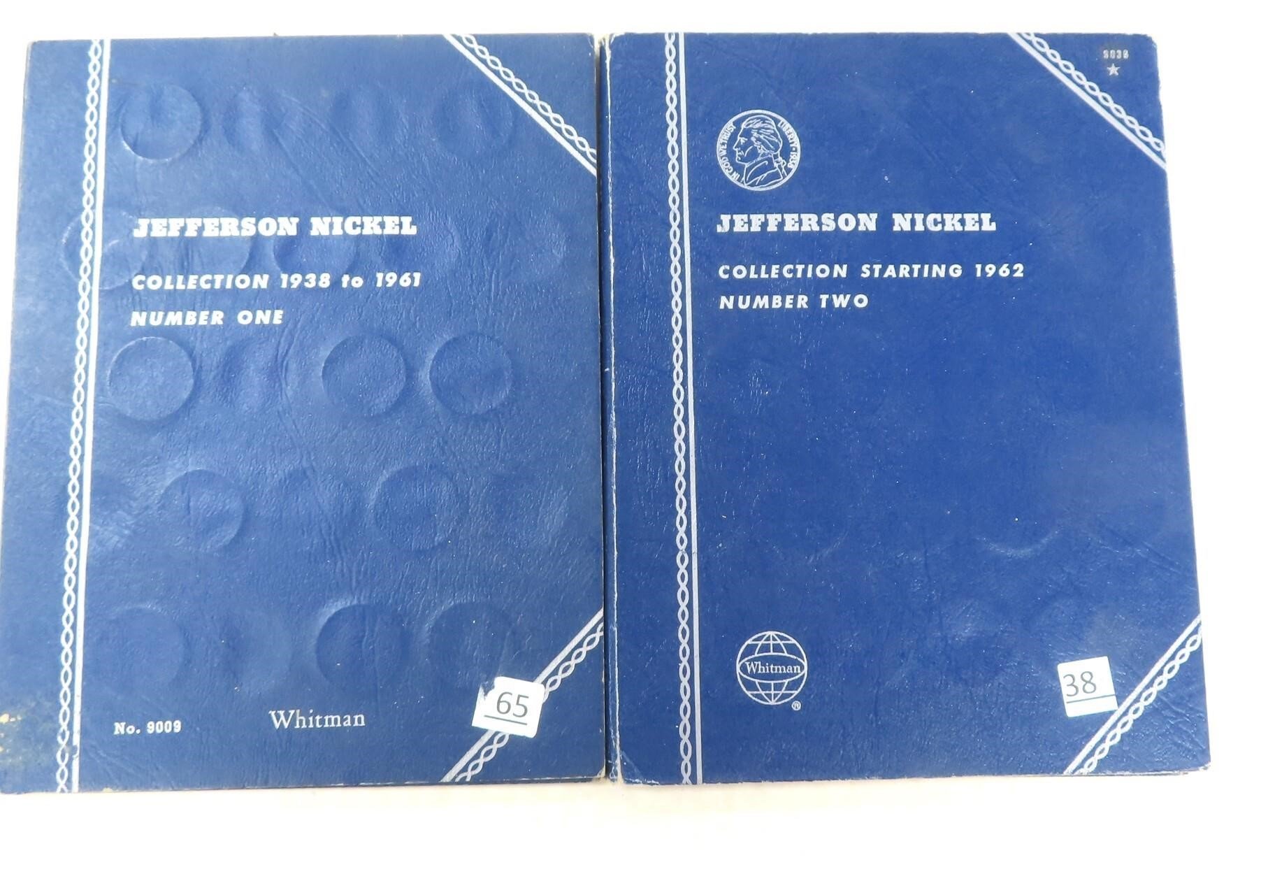 Two (2) partial Jefferson Nickel Album with Silver