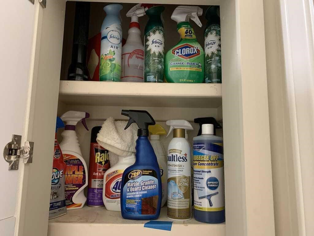 HUGE CLEANING SUPPLY LOT