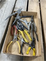 Pliers, Wire Cutters, Tin Snip, & Spring Clamps