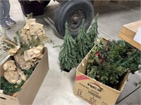 Two Boxes of Christmas Decor PU ONLY