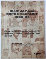Blue Jay & Expo Checklist 1969-84