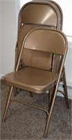(4) Vintage Cosco-Style Metal Folding Chairs