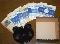 Vtg Sawyers Viewmaster Viewer + Travel Reels