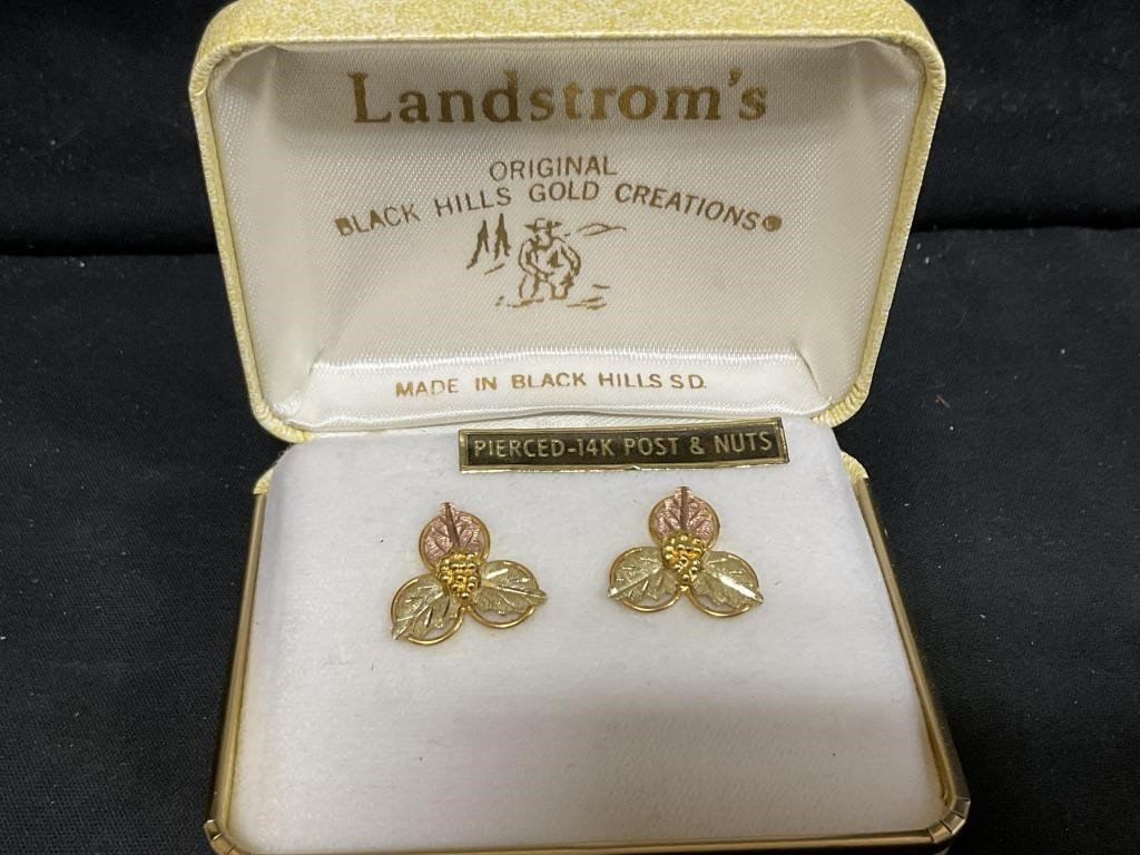 Black Hills Gold Post Earrings