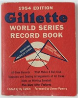 1954 Edition Gillette World Series Record Book
