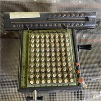 Vintage Monroe Manual Calculator
