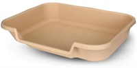 KittyGoHere Cat Litter Box, 3" Low entry, Beach Sa