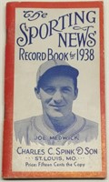 The Sporting News Record Book For 1938