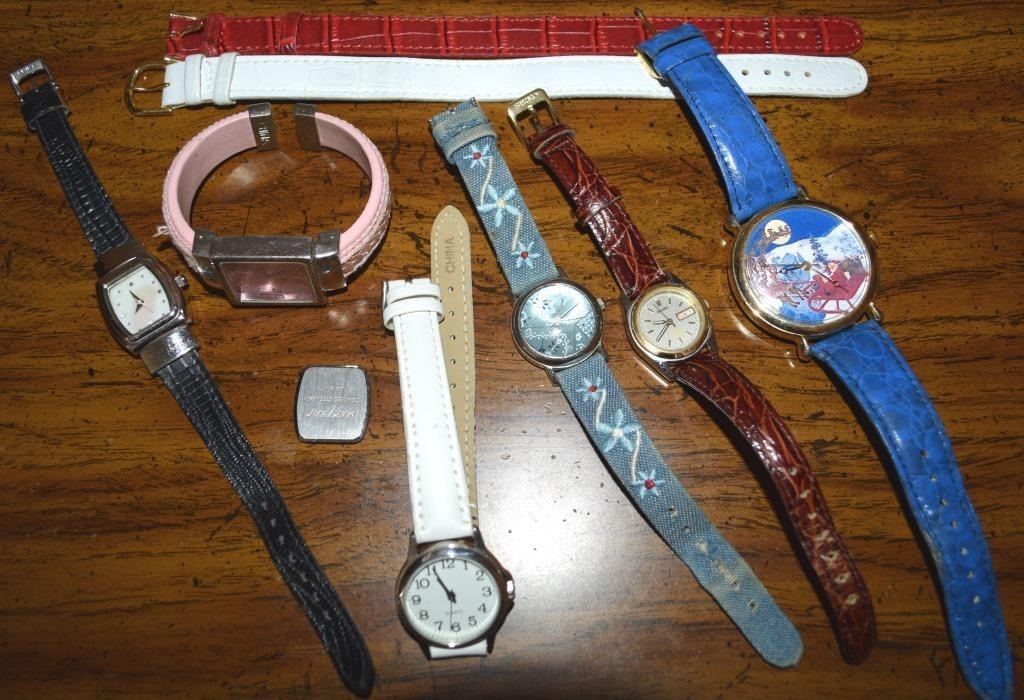 Ladies Fashion Watch Lot + Casey's Seiko