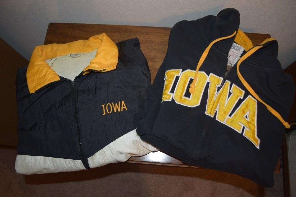 (2) Iowa Hawkeyes Jackets - Vintage Pride Line