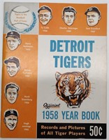 Detroit Tigers 1958 Year Book