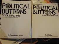 Flat full of Political Button Collector Books