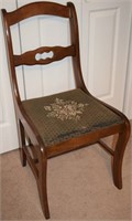 Vtg Chittenden & Eastman Square Brand Maple Chair