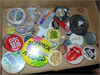 Flat full of Vintage Buttons and Pins