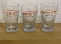 "Movie Nite" drinking Glasses, qty 10 - UNUSED