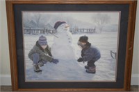 Robert Duncan 1992 Winter Monument Framed Art