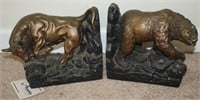 Austin Sculpture AP4224 Metal Bull & Bear Bookends
