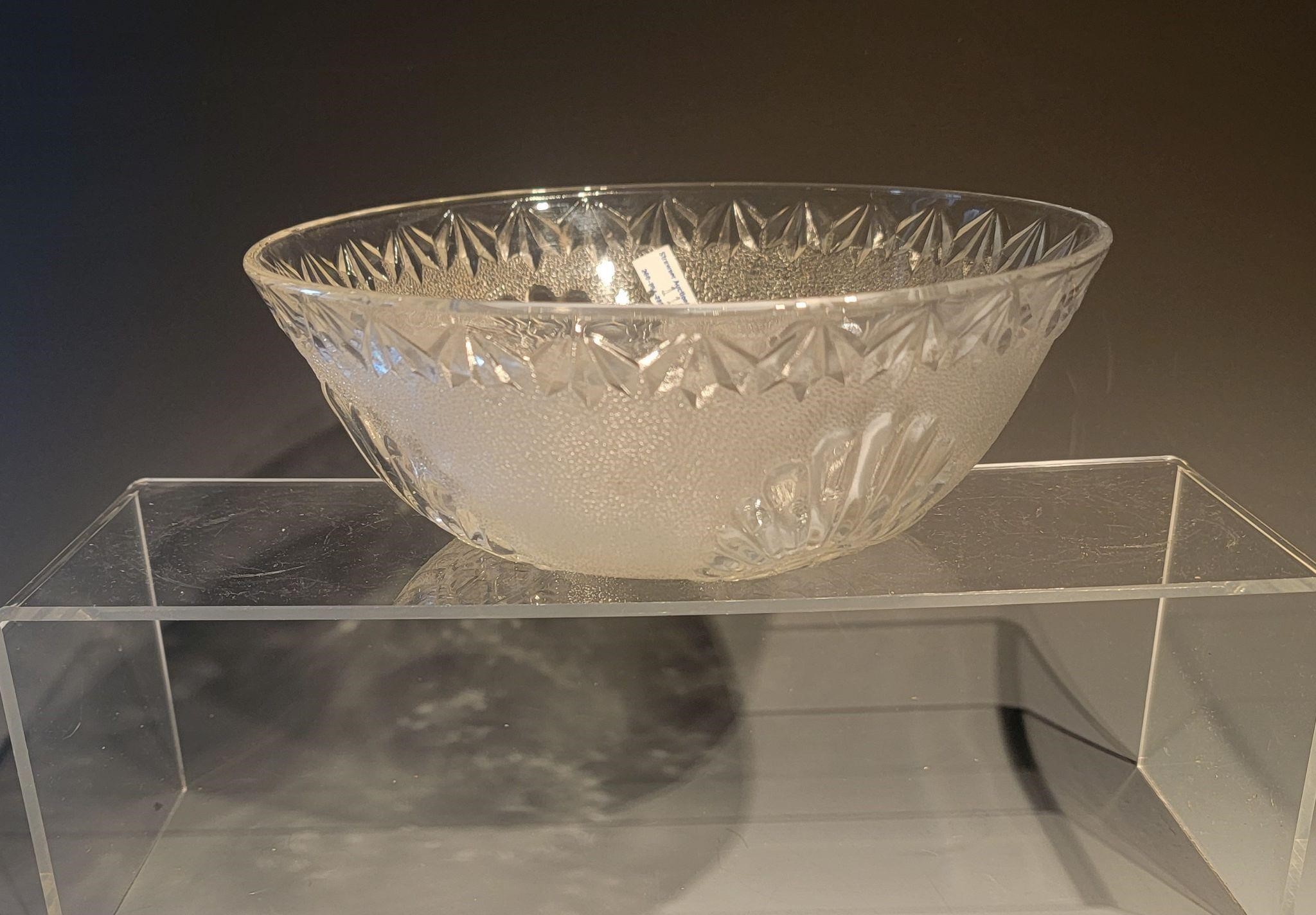 glass bowl - 8" bowl