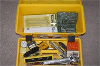 Master Mechanic Tool Box w/ Hand Tools Stakes+