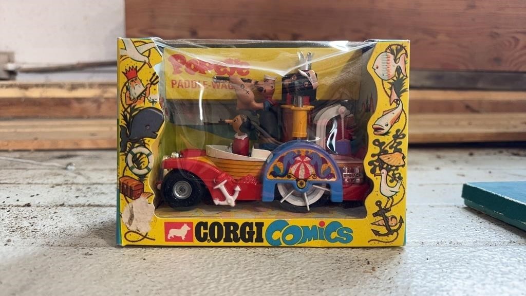 Corgi Comics NIB Popeye Paddle-Wagon