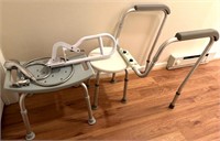 Home Health Care Lot w/ Bath Seats, Railing +