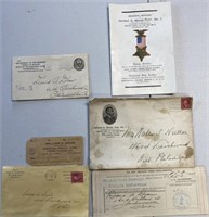 Vintage Military Documents and letters