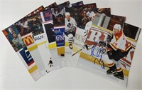 Signed 8.5" x 10" Photographs of NHL Players