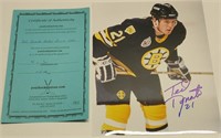 Ted Donato Boston Bruins Signed 8 x 10  Photo