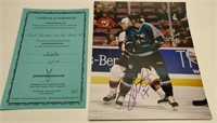 Scott Thornton San Hose Sharks Signed 8 x 10