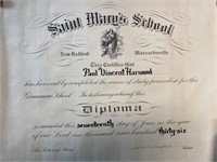 Vintage diploma