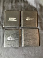 3 Black Book with Mint US Coins