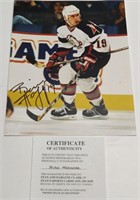 Brian Holzinger Signed 8 x 10 Photo