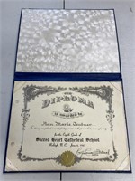 Vintage diploma