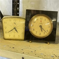 Pair of Vintage Alarm Clocks