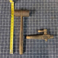 T2 2Pc Wood Hammer Barrel spout Tape
